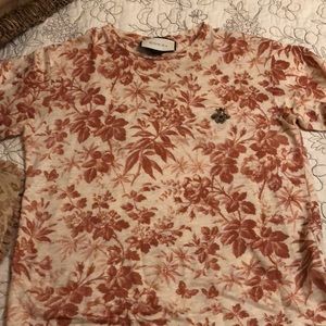 Gucci floral top size medium